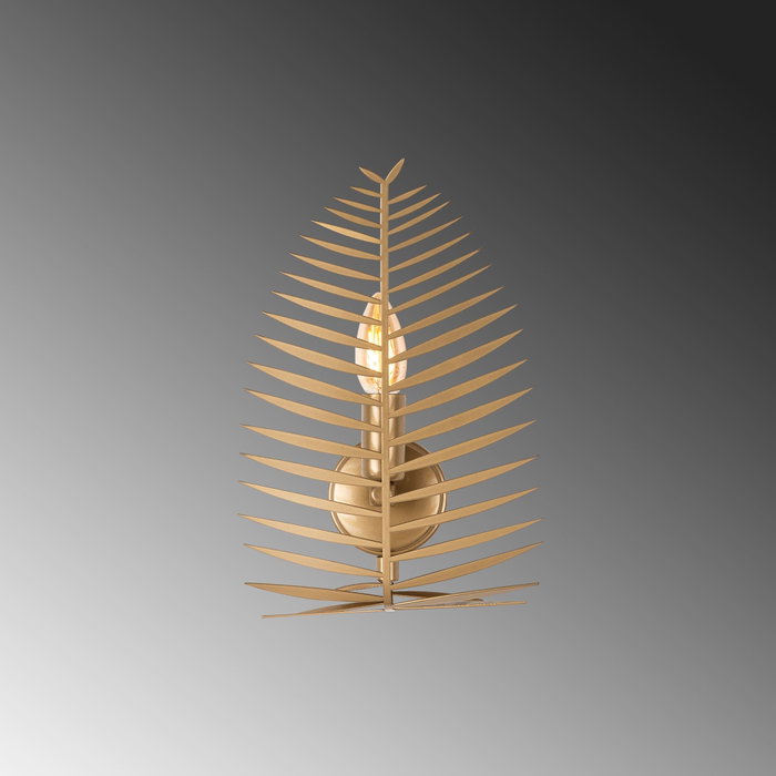 Opviq Lámpara de Pared Leaf - 15322 Dorado Opviq Lámpara de Pared Leaf - 15322 Dorado